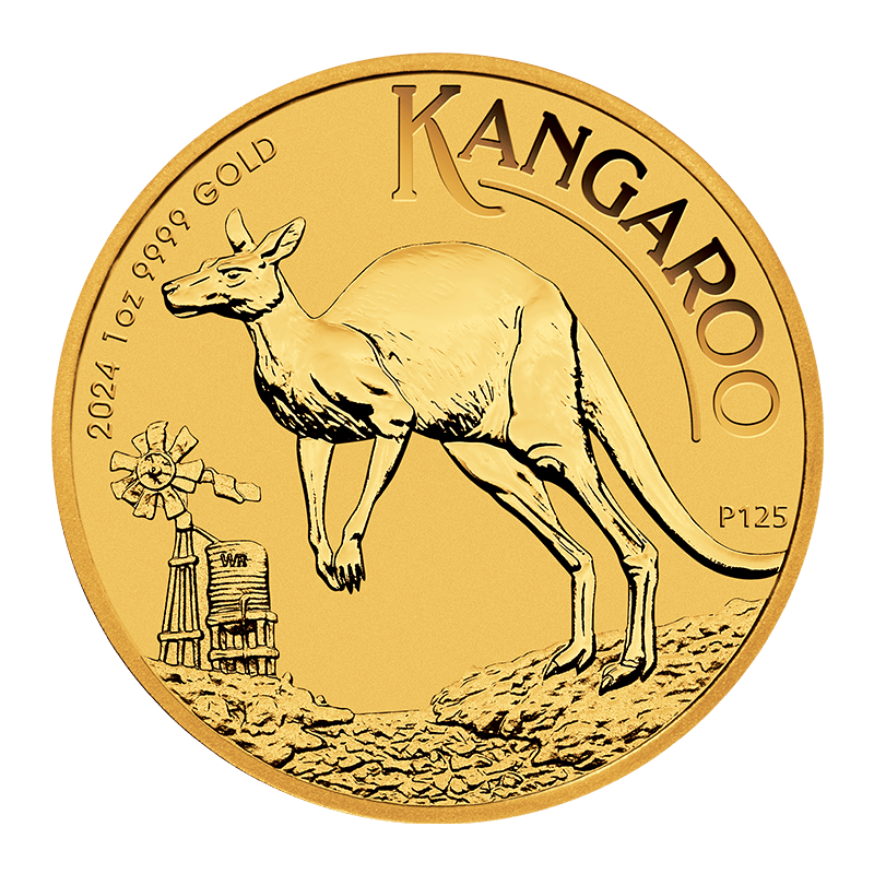 Image for 1 oz Gold Australian Kangaroo (2024) from TD Precious Metals